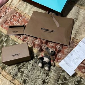 Burberry bear keychain